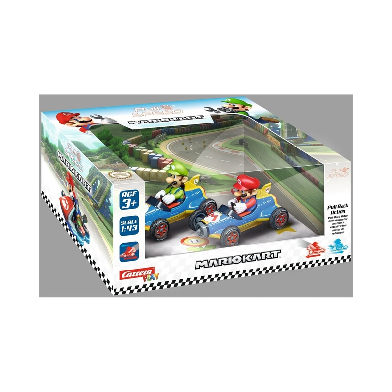 Carrera PS Mario Kart Twin Pack Mach 8 Mario and Luigi