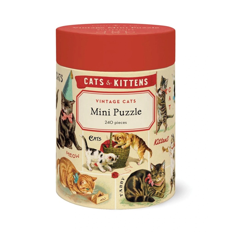 Cavallini Puzzle Mini 240PC Vintage Cats