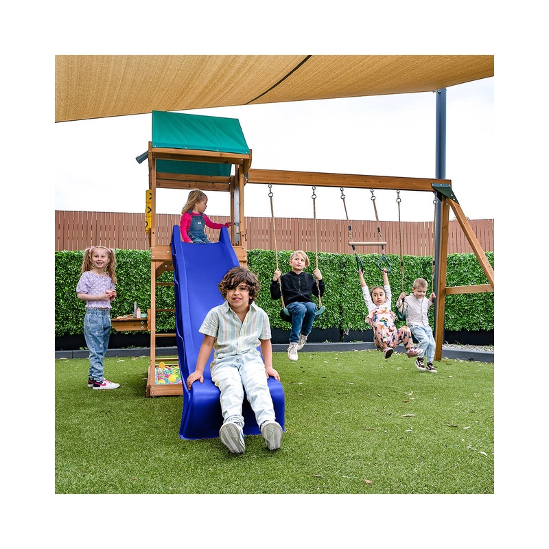 Lifespan Kids Birmingham Play Centre Set with 2.2m Blue Slide