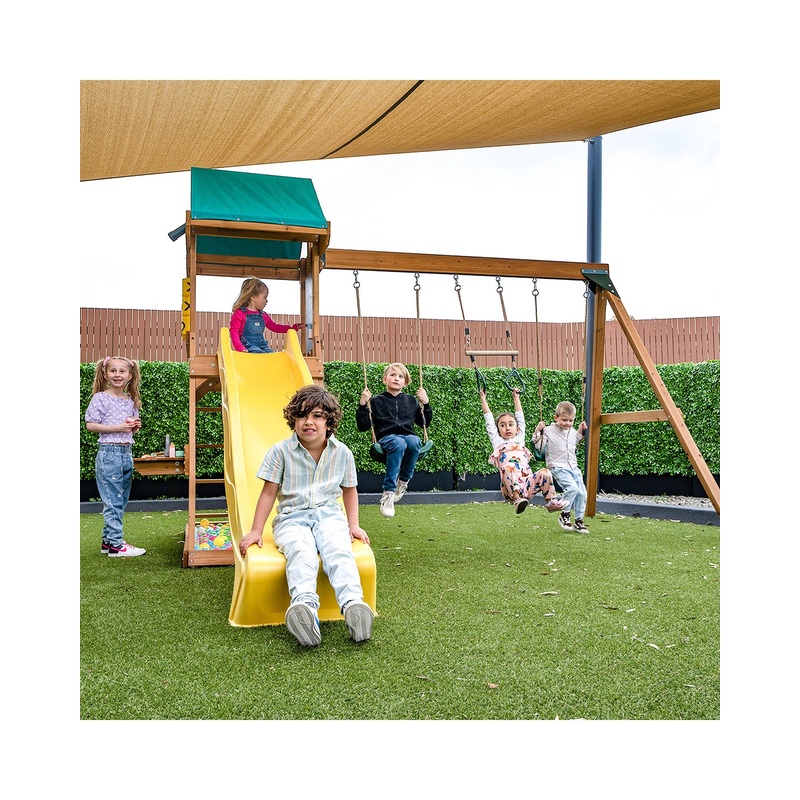 Lifespan Kids Birmingham Play Centre Set with 2.2m Yellow Slide