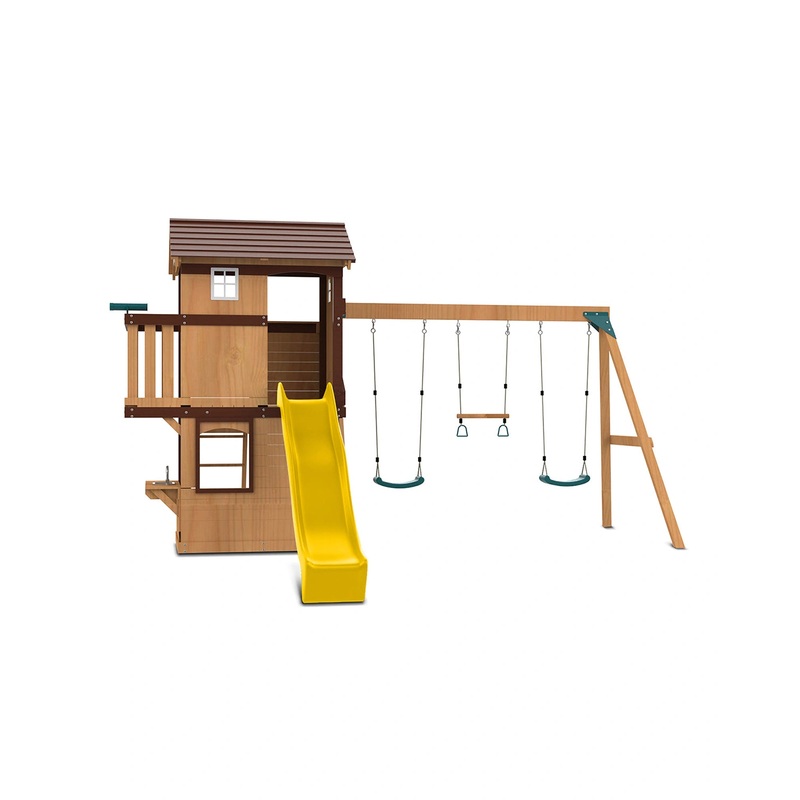 Lifespan Kids Darlington Play Centre Set with 2.2m Yellow Slide