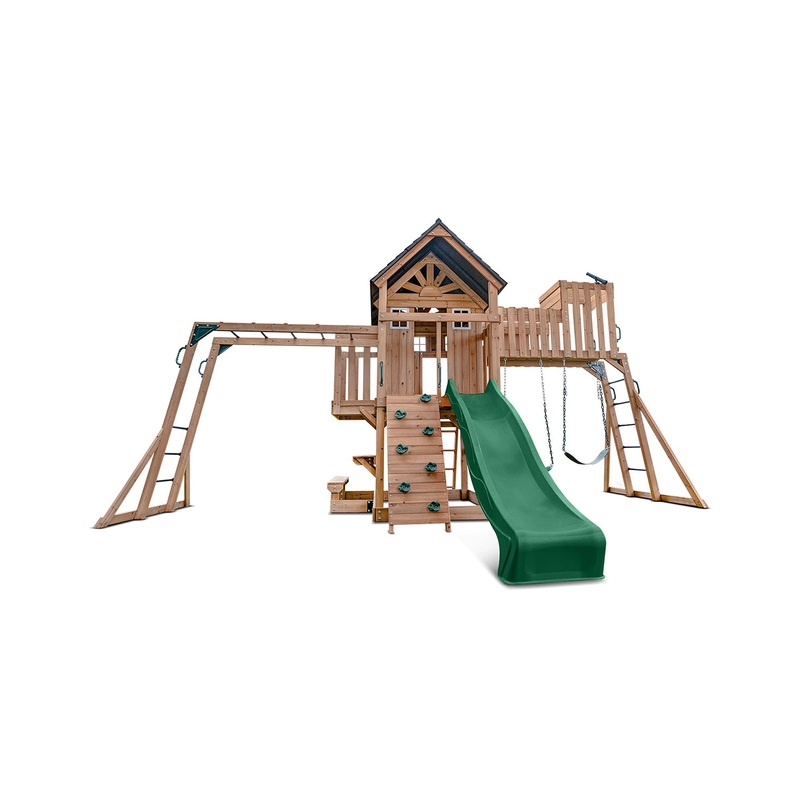 Lifespan Kids Kensington Play Centre Set with 2.2m Green Slide