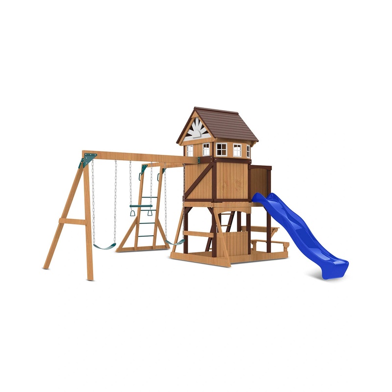 Lifespan Kids Meer Brook Play Centre Set with 2.2m Blue Slide