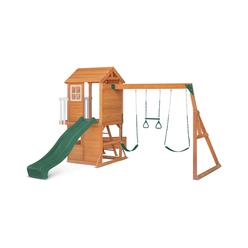Lifespan Kids Springlake Play Centre With 2.2m Green Slide