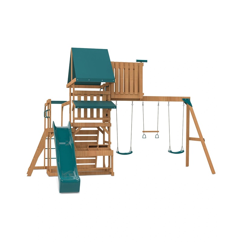 Lifespan Kids Walton Play Centre Set with 2.2m Green Slide