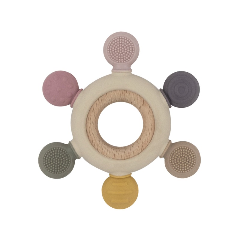 Multi Surface Teething Wheel Rose