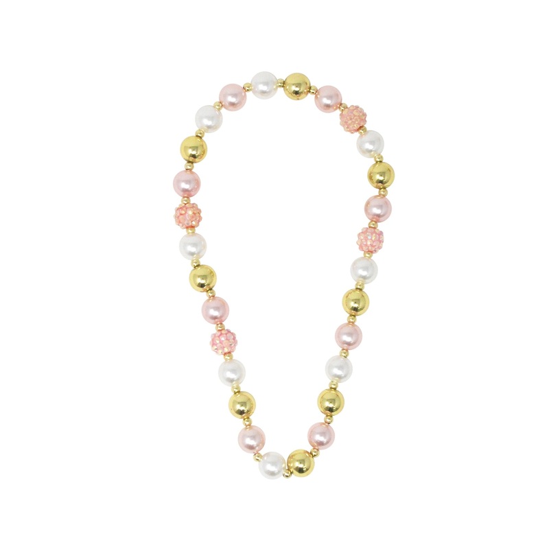 Pink Poppy Necklace You Are Golden Pearl