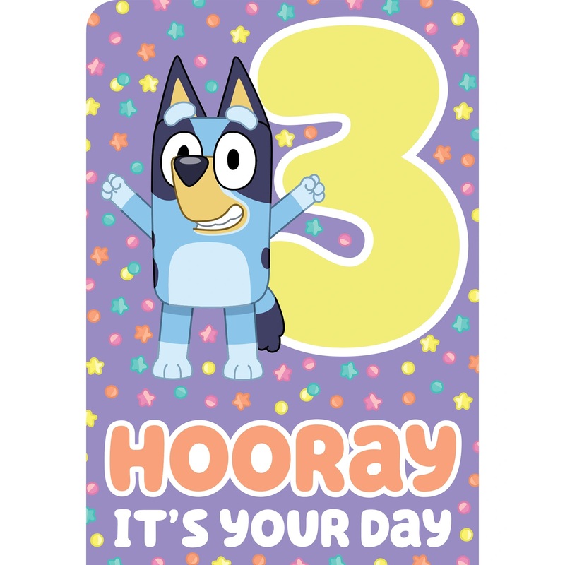 Waterlyn Age 3 Bluey Stars And Dots
