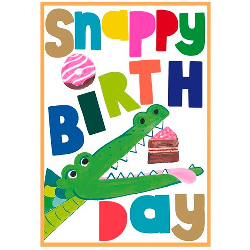 Waterlyn Paper Salad Snappy Bday Croc
