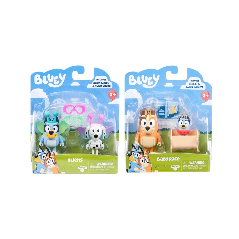 Bluey S10 Figure 2 Pack - Assorted