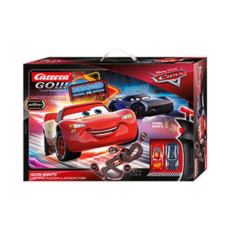 Carrera Go Disney Cars Neon Nights 5.3m Track