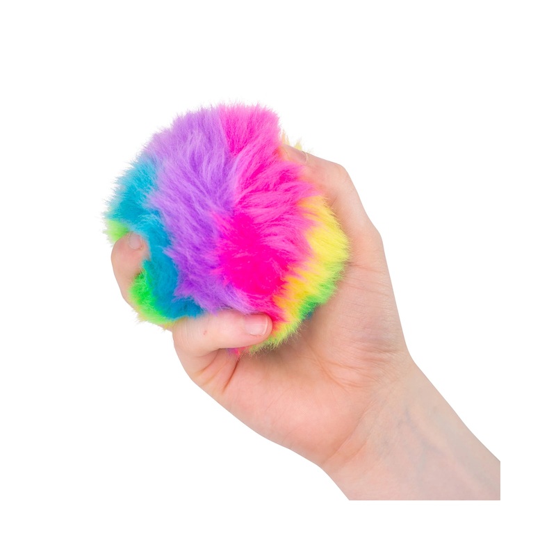 Fizz Fun Furry Squish Ball 6cm - Assorted