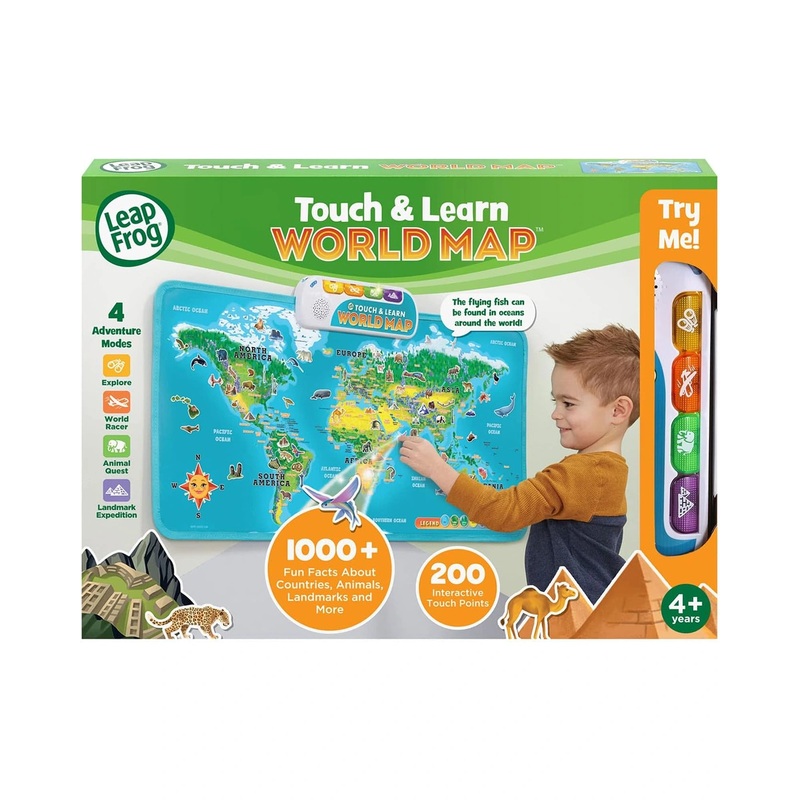 Leap Frog Interactive World Map