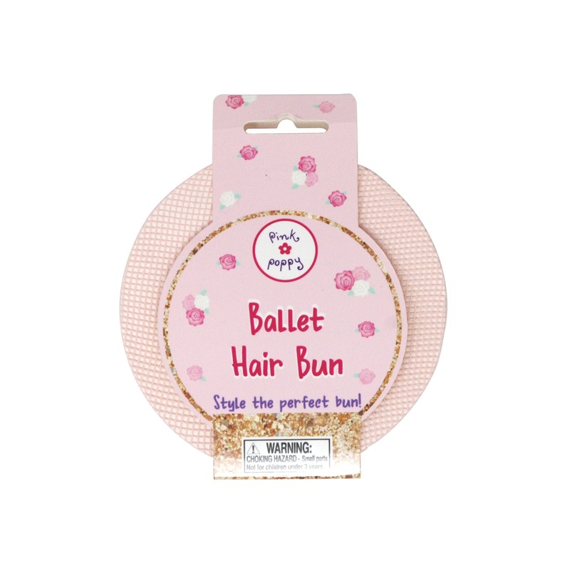 Pink Poppy Ballet Hair Bun