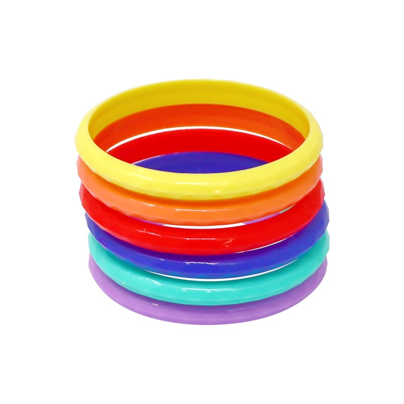 Pink Poppy Dreamy Unicorn Rainbow Bangles