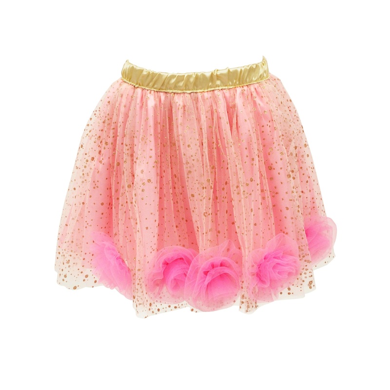 Pink Poppy Rose Tutu Skirt Size 7-8 Pirouette Princess
