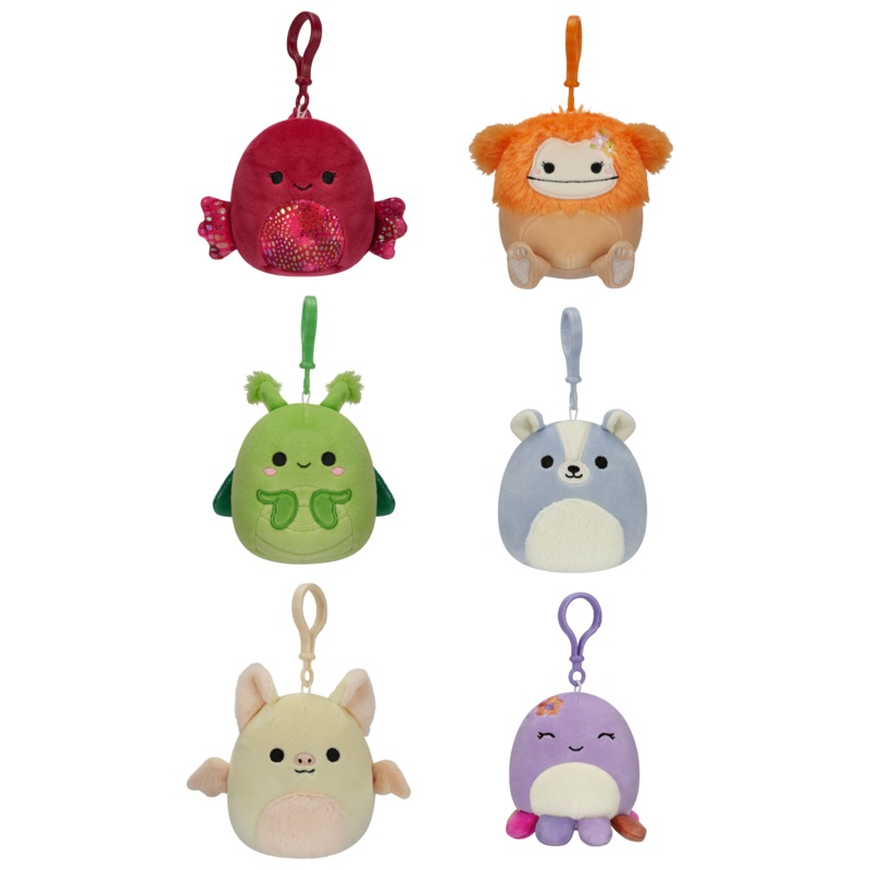 Squishmallows 3.5 Inch Clip Ons - Assorted