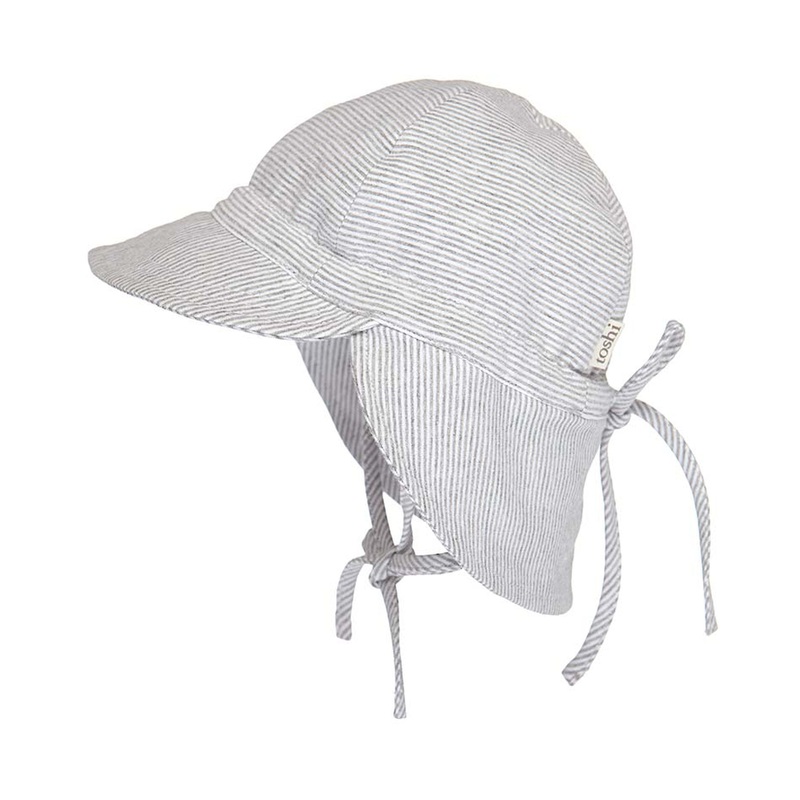 Toshi Flap Cap Baby Dove