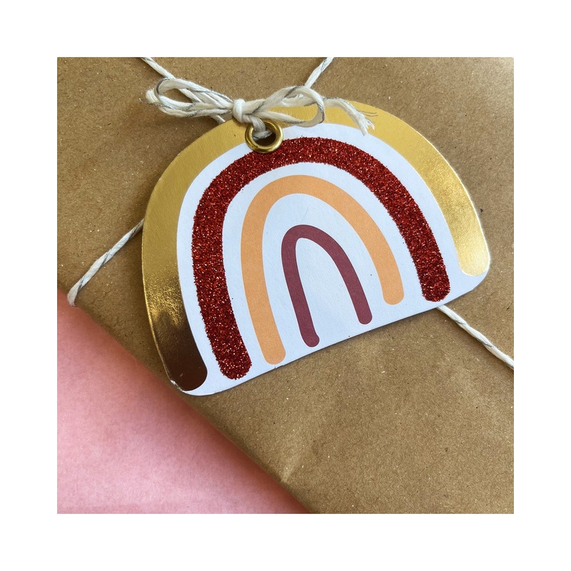 Candlebark Boho Rainbow Tag