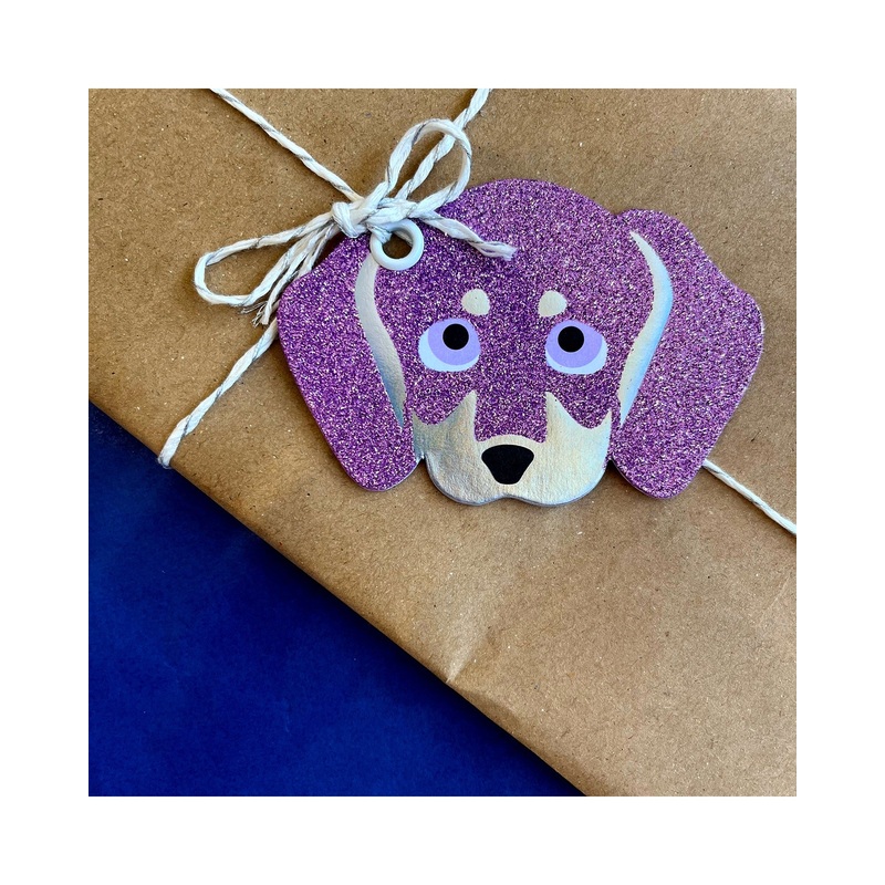 Candlebark Purple Puppy Tag