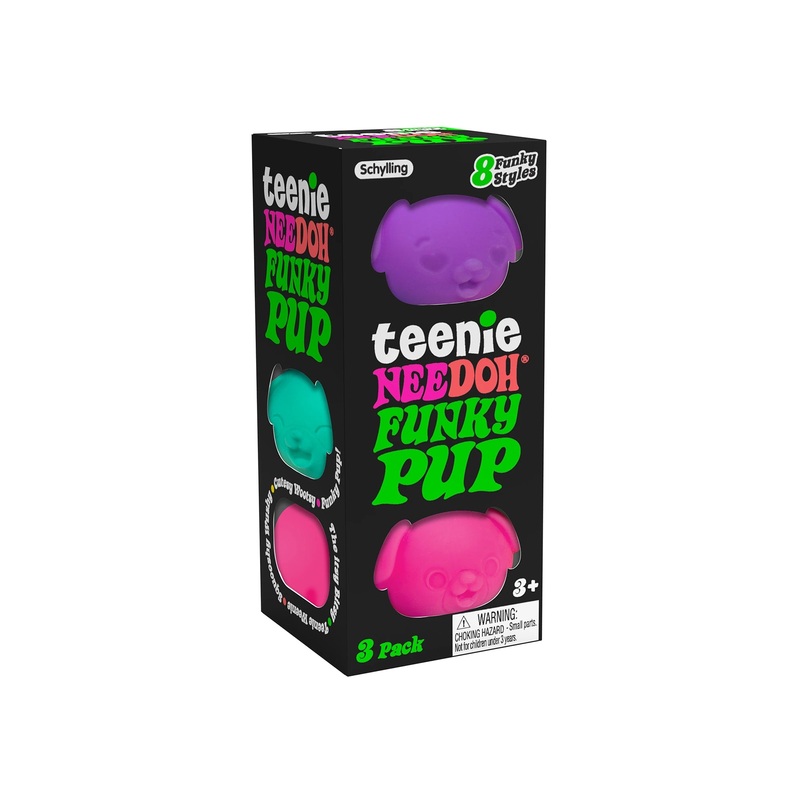 NeeDoh Funky Pups Teenie 3 Pack