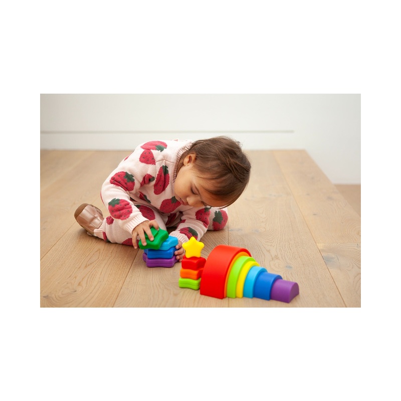 Bright Child Rainbow Stacking Towers