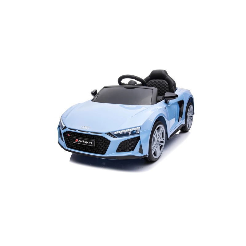 Kidstuff Audi R8 Spyder Ride-Light Blue With RC/Pedal Switch