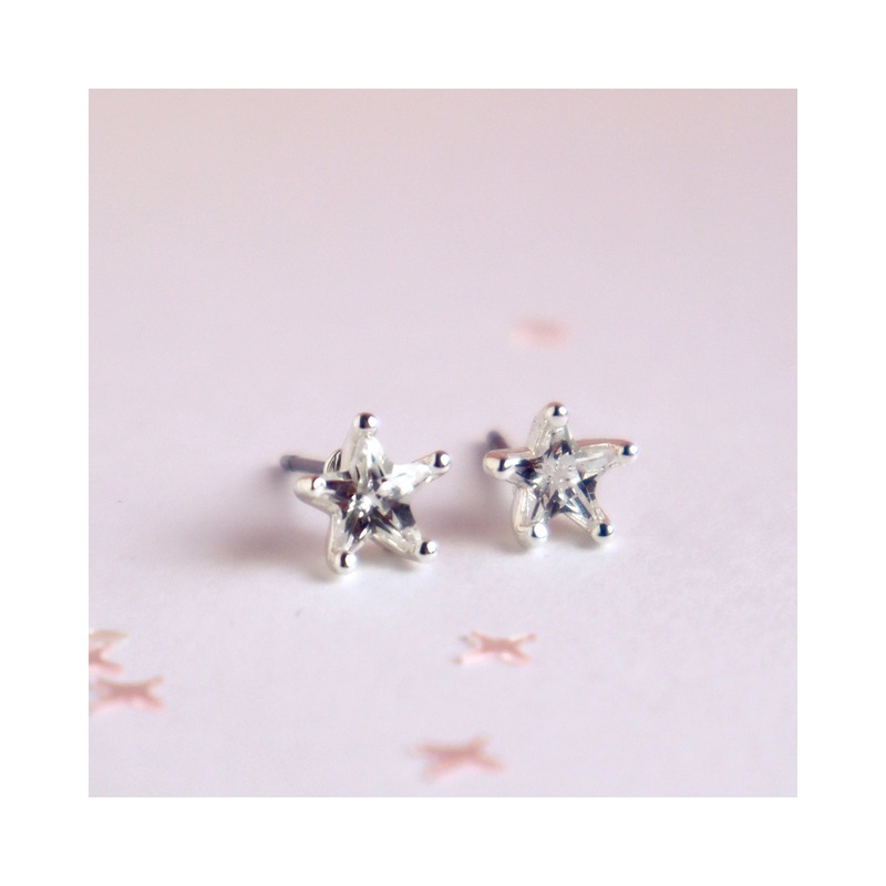 Lauren Hinkley Crystal Shining Star Earrings