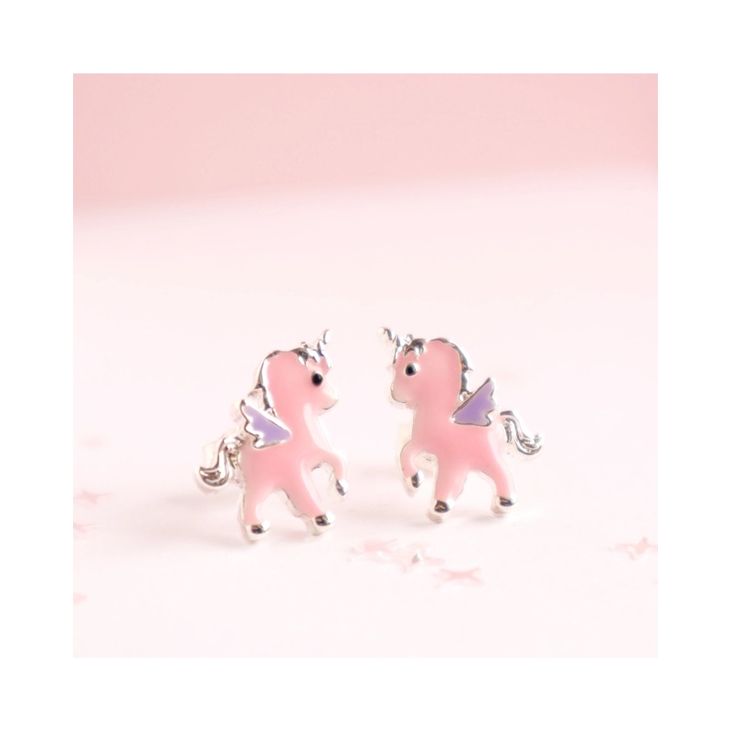 Lauren Hinkley Pink Unicorn Earrings