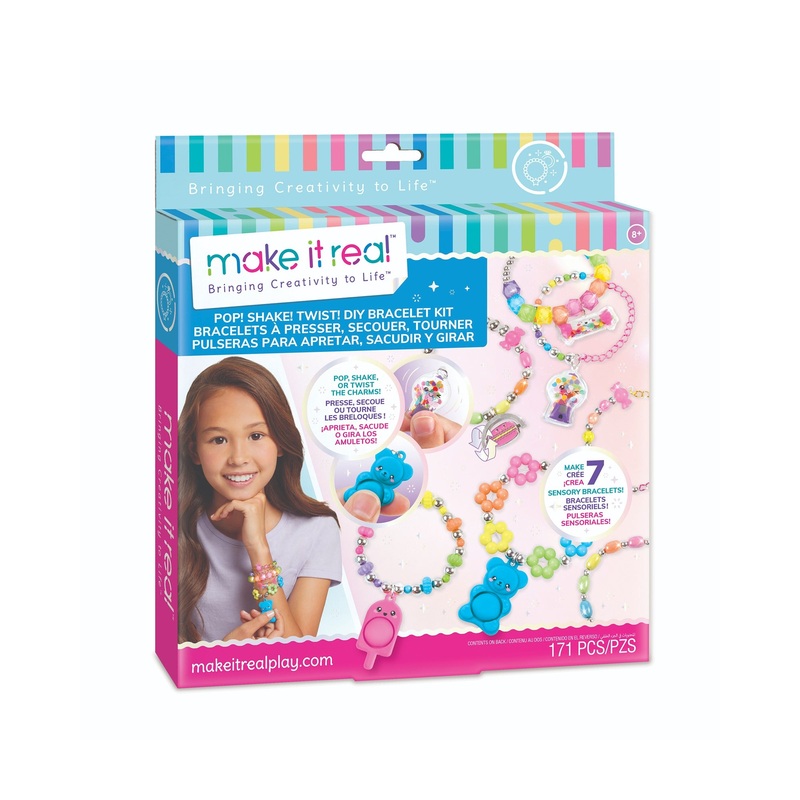 Make It Real Pop! Shake! Twist! DIY Bracelet Kit