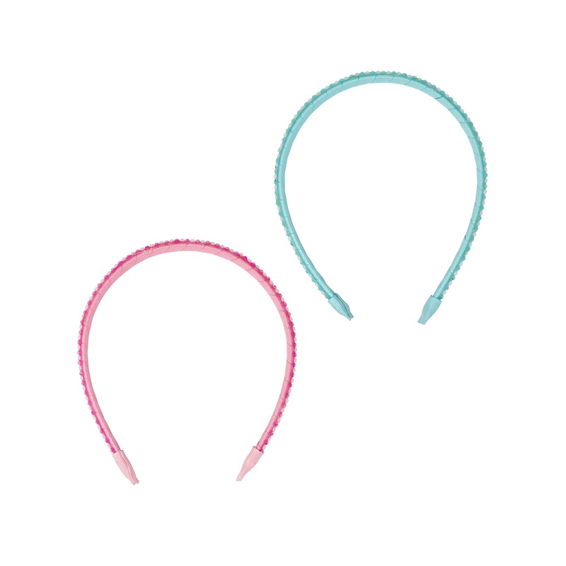 Pink Poppy Pearl Rhinestone Headband - Assorted