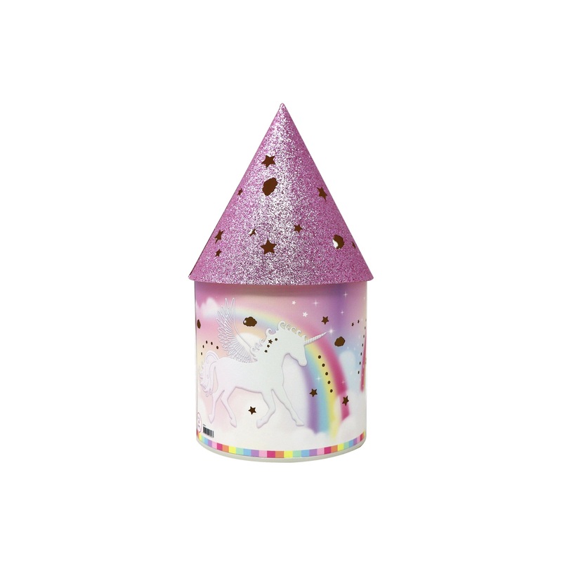 Pink Poppy Unicorn Dreamer Colour Changing Lantern