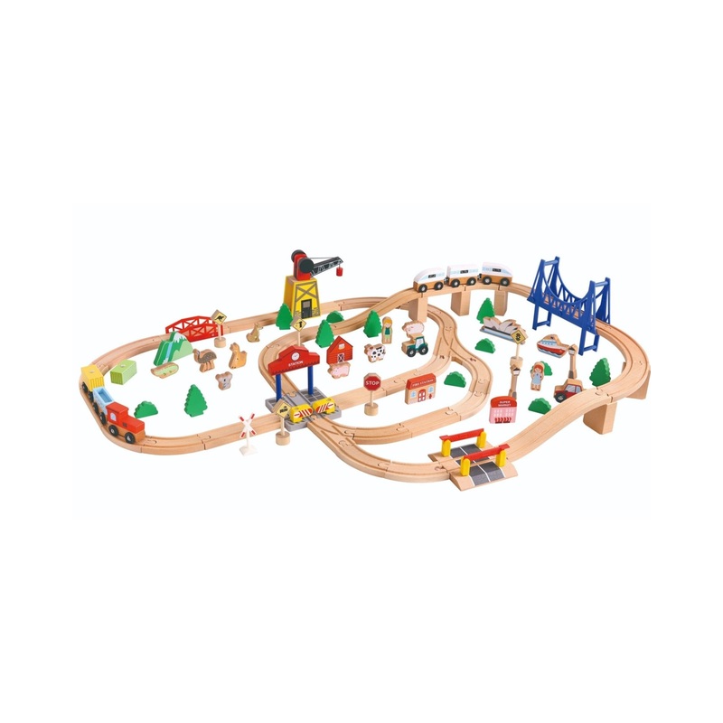 Bello Town & Country Train Set