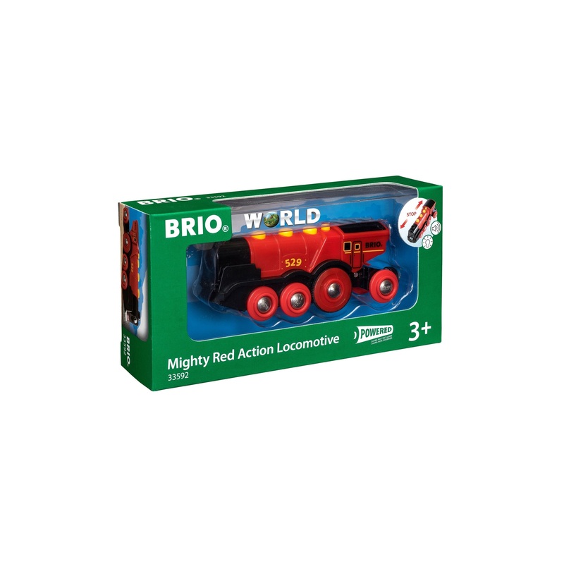 Brio Mighty Red Action Locomotive