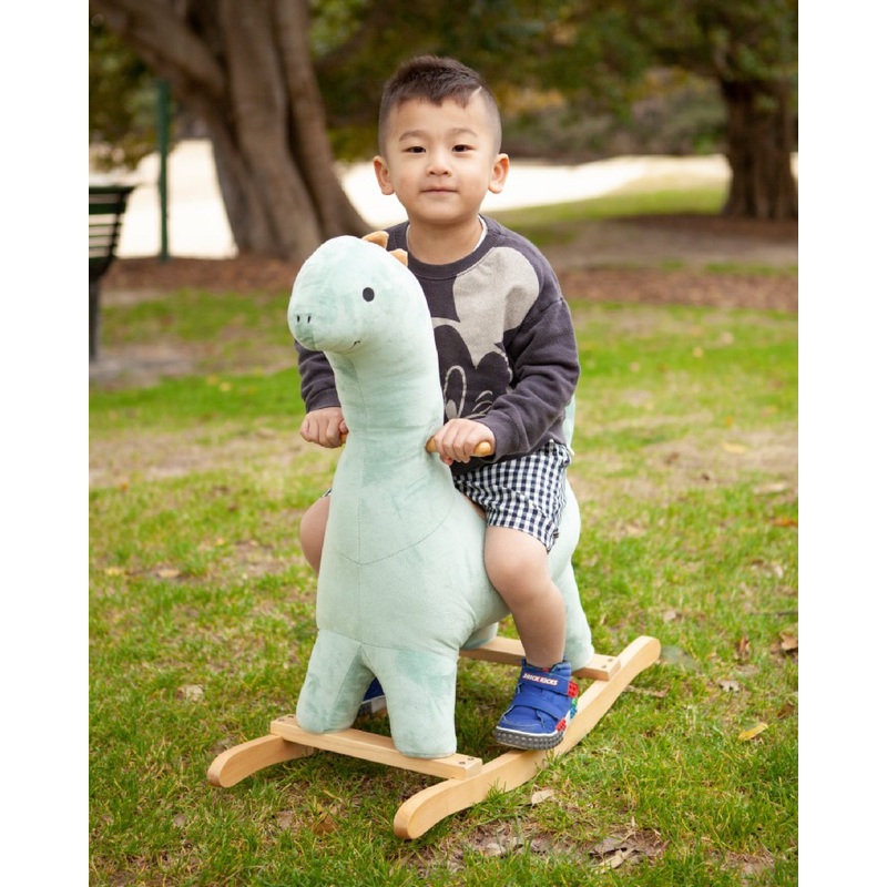 Freya Lane Rocking Stegosaurus Green