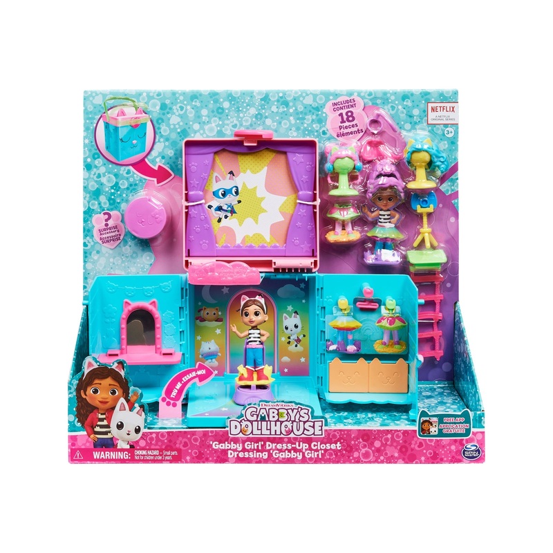 Gabbys Dollhouse Gabby Girl Dress Up Closet