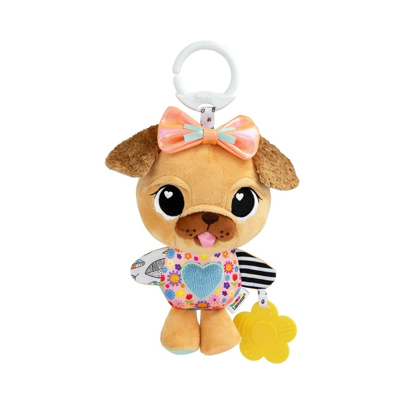 Lamaze Lovely the Pug Clip & Go Plush
