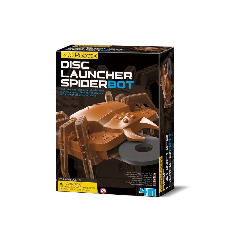 4M Kidz Robotix Disc Launcher Spider Bot