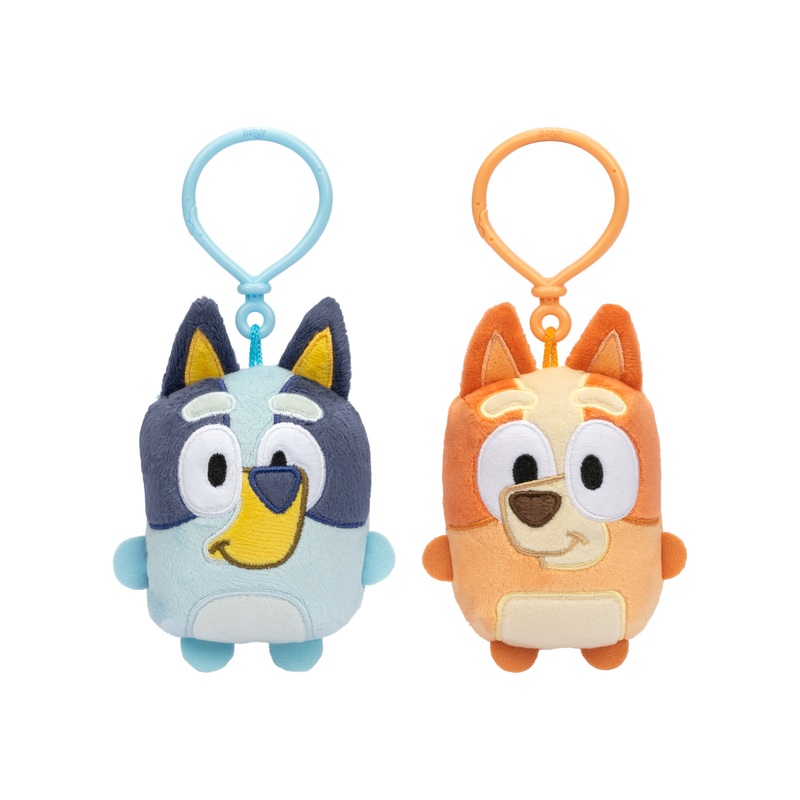 Bluey S11 Mini Bagtag Plush Single Pack 9 Piece - Assorted