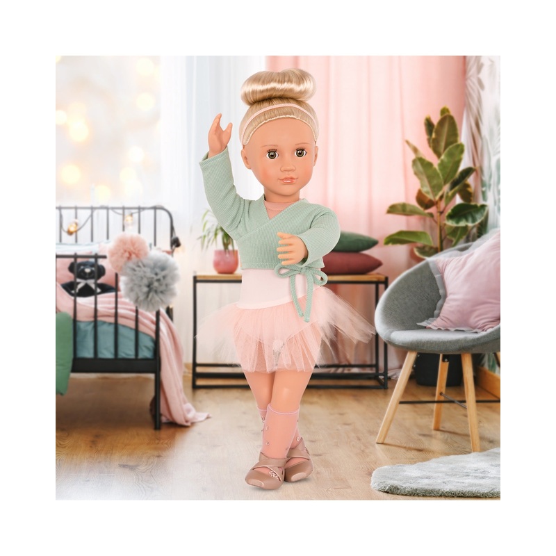 Our Generation Ballet Doll with Green Shrug, Viola