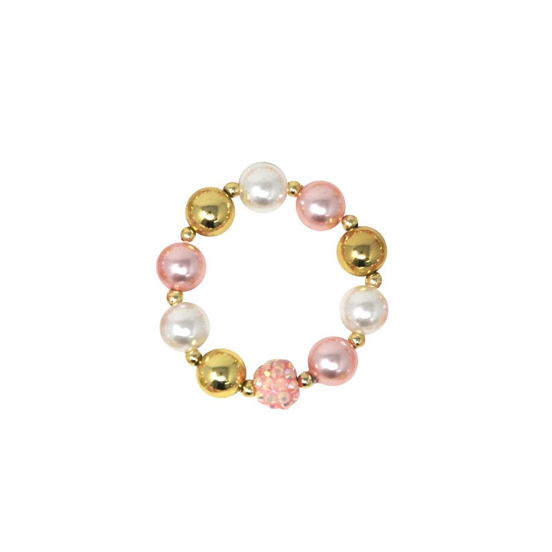 Pink Poppy Bracelet You Are Golden Pearl