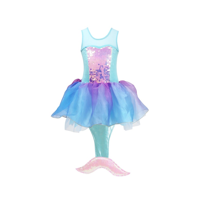 Pink Poppy Mermaid Dress 3 to 4