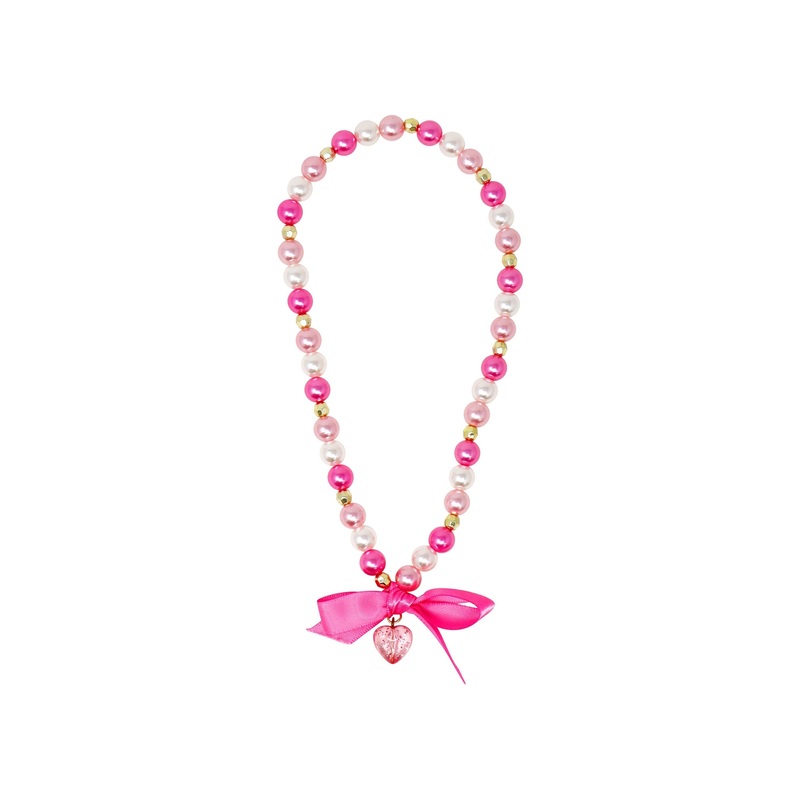 Pink Poppy Necklace Rainbow Star Sparkle