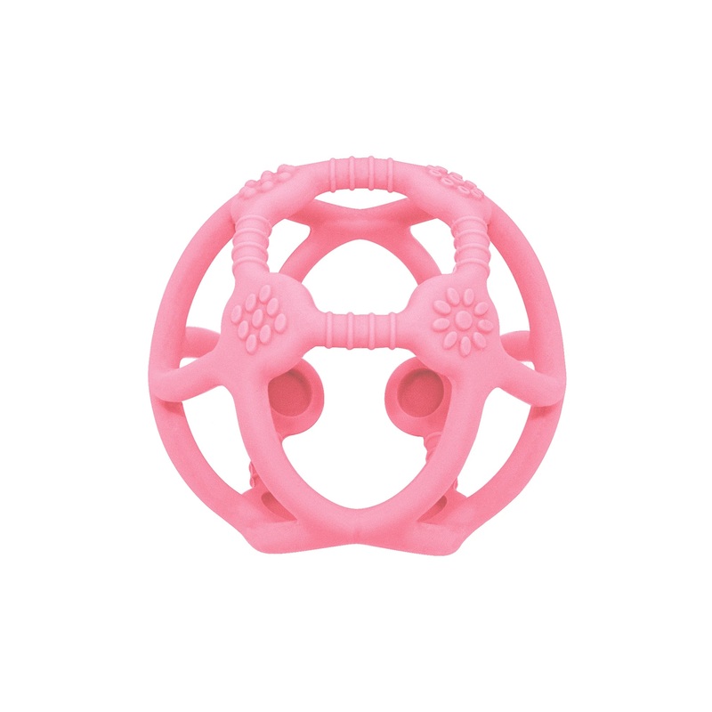 Silicone Teething Ball - Light Pink