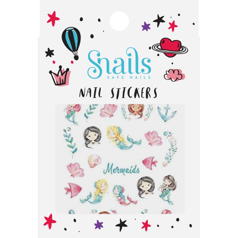 Snails Nail Stickers Mermaids