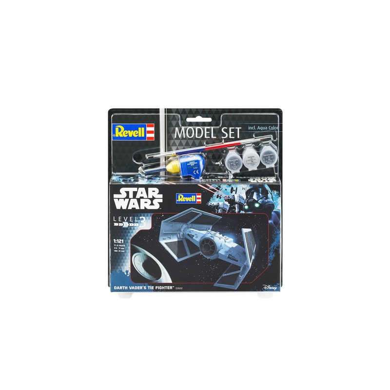 Star Wars Darth Vader Tie Fighter Model Set