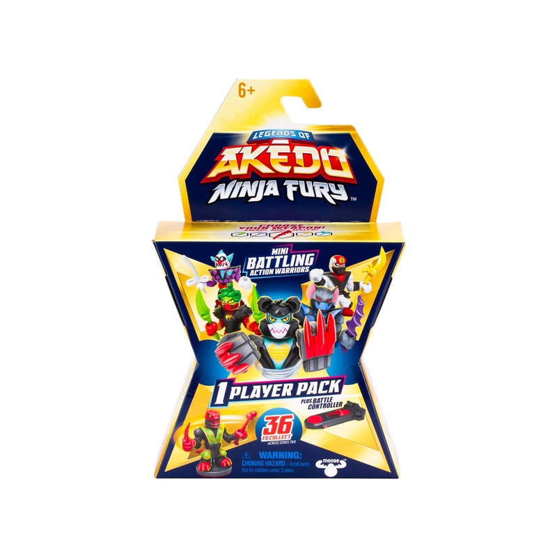 Akedo S7 Ninja Fury Single Pack 8 Piece - Assorted