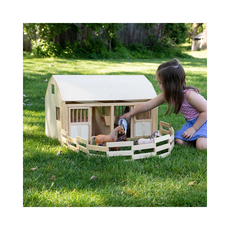Fat Brain Toys Countryside Stable & Corral
