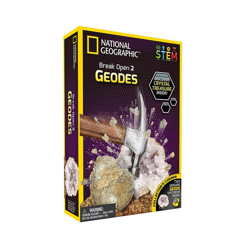 National Geographic Break Open 2 Geodes