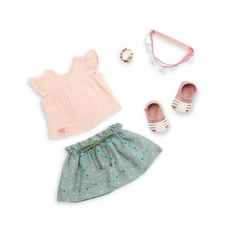 Our Generation Outdoors Skirt Outfit